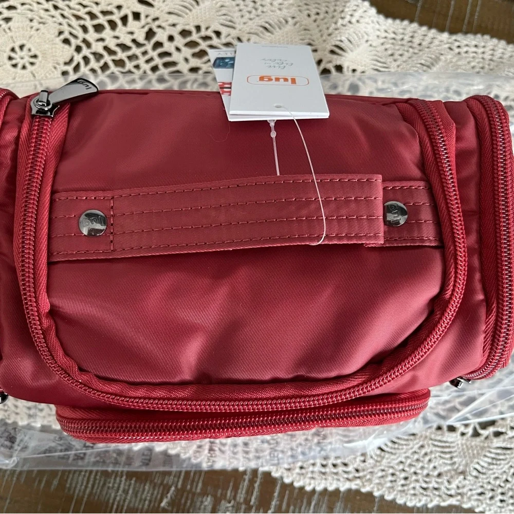 Lug rosewood red mini trolley new with tags - Picture 2 of 5